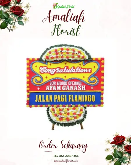 Sewa Papan Bunga Junganyar